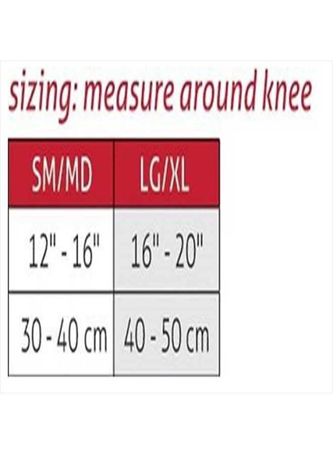 Mueller Elastic Open Patella Knee Stabilizer Sleeve, For Men and Women, Black, S/M - Image 2