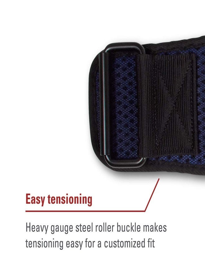 Harbinger Hexcore Weighligting Belt, Blue, 34-38 inch - Image 4