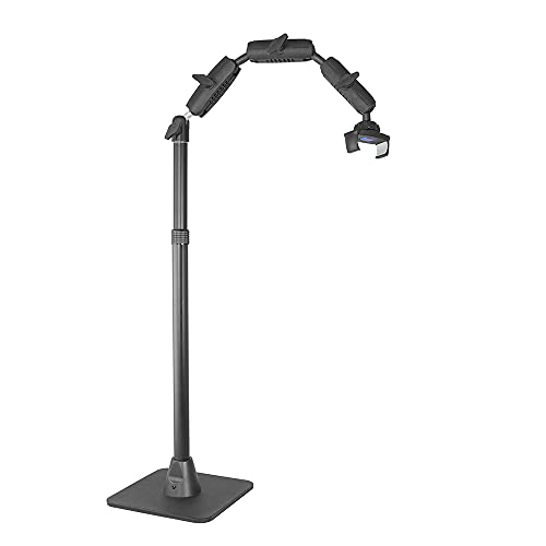 ARKON Mounts - Overhead Phone Mount - Versatile Solution for Artists, and Nail Art - Sturdy and Stable Design with 360-Degree Adjustability - Ideal for Video Recording, Vlogging, Cooking, and Drawing - Image 1