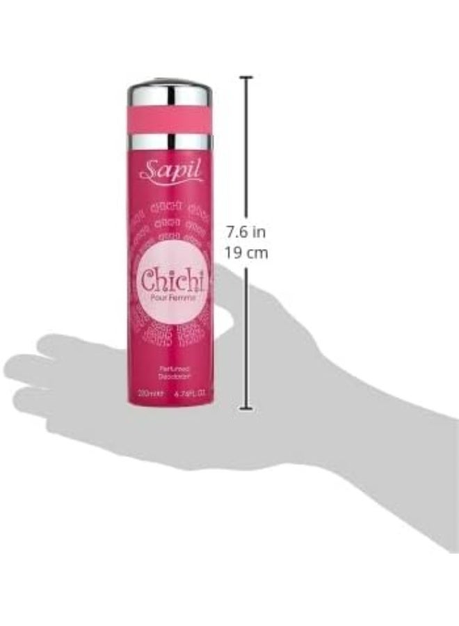 Sapil Chichi Body Deodorant For Women- 200ml - Image 3