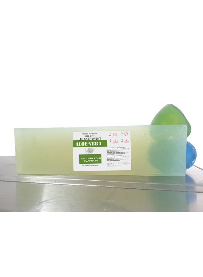 Pratha Naturals Melt and Pour soap base | Aloe Vera Soap Base 1kg | Pure and Natural - No Paraben, SLS, Tallow. (1 kg, Aloe Vera Ultra Clear) - Image 2