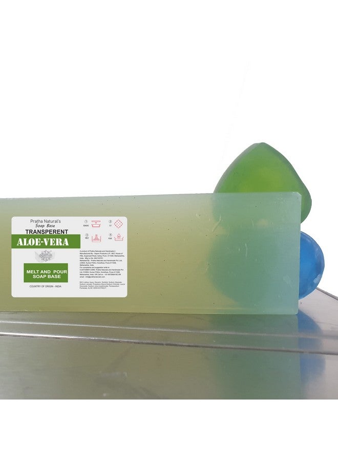 Pratha Naturals Melt and Pour soap base | Aloe Vera Soap Base 1kg | Pure and Natural - No Paraben, SLS, Tallow. (1 kg, Aloe Vera Ultra Clear) - Image 3