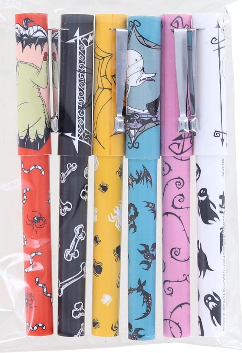 Innovative Designs Nightmare Before Christmas 6 Pack Pens with Sticky Note Tabs - Image 3