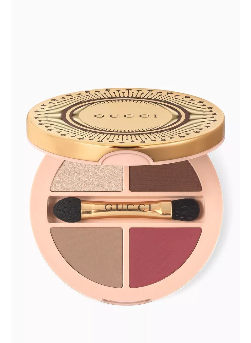 غوتشي لوحة ظلال العيون دو بوتيه أربعة ألوان درجة 01 سمرينا براون، 6.1 غرام - Image 1