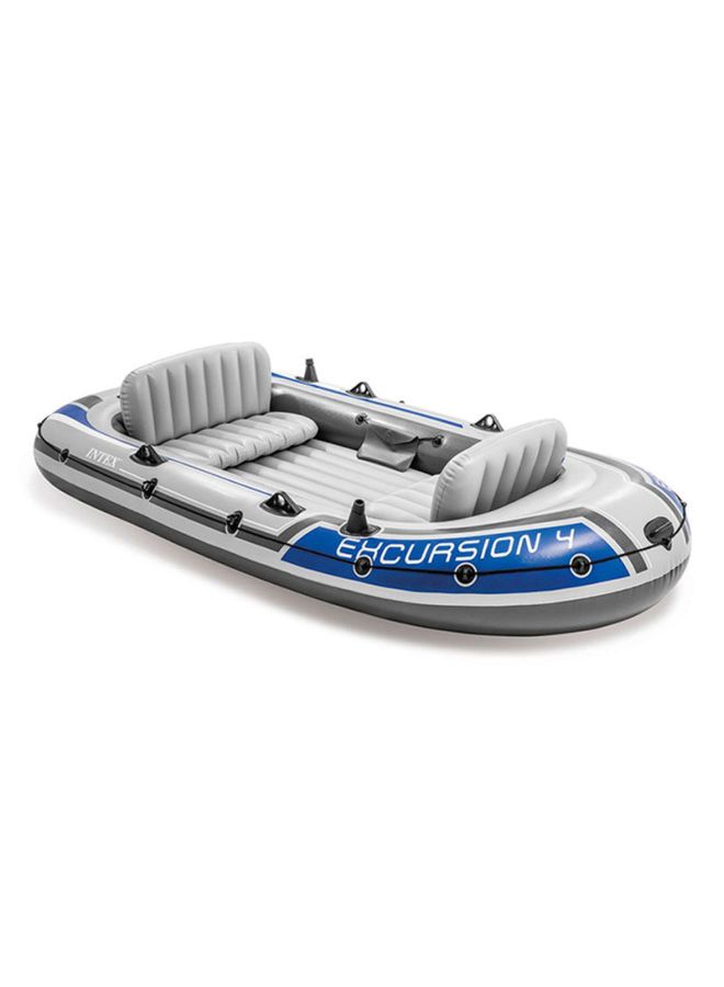 INTEX 4-Person Excursion Boat 124x65x17inch - Image 3