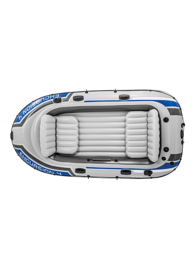 INTEX 4-Person Excursion Boat 124x65x17inch - Image 2