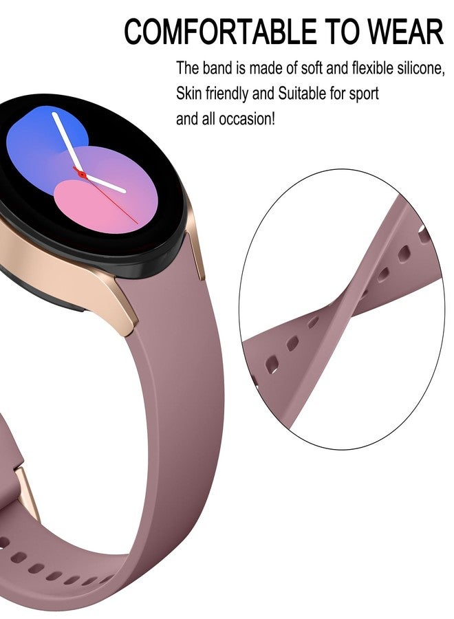 AK Bands Compatible with Samsung Galaxy Watch 6 / 5 / 4 Band 40mm 44mm, Galaxy Watch 5 Pro Bands 45mm, Galaxy Watch 6 Classic Bands, Galaxy Watch 4 Classic Band, 20mm Sport Band Adjustable Silicone - Image 5