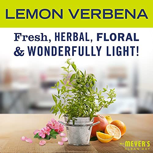 Mrs. Meyer's MRS MEYERS CLEAN DAY Liquid Laundry Detergent Infused with Essential Oils Lemon Verbena 64 oz Pack of 2 128 Loads - Image 3