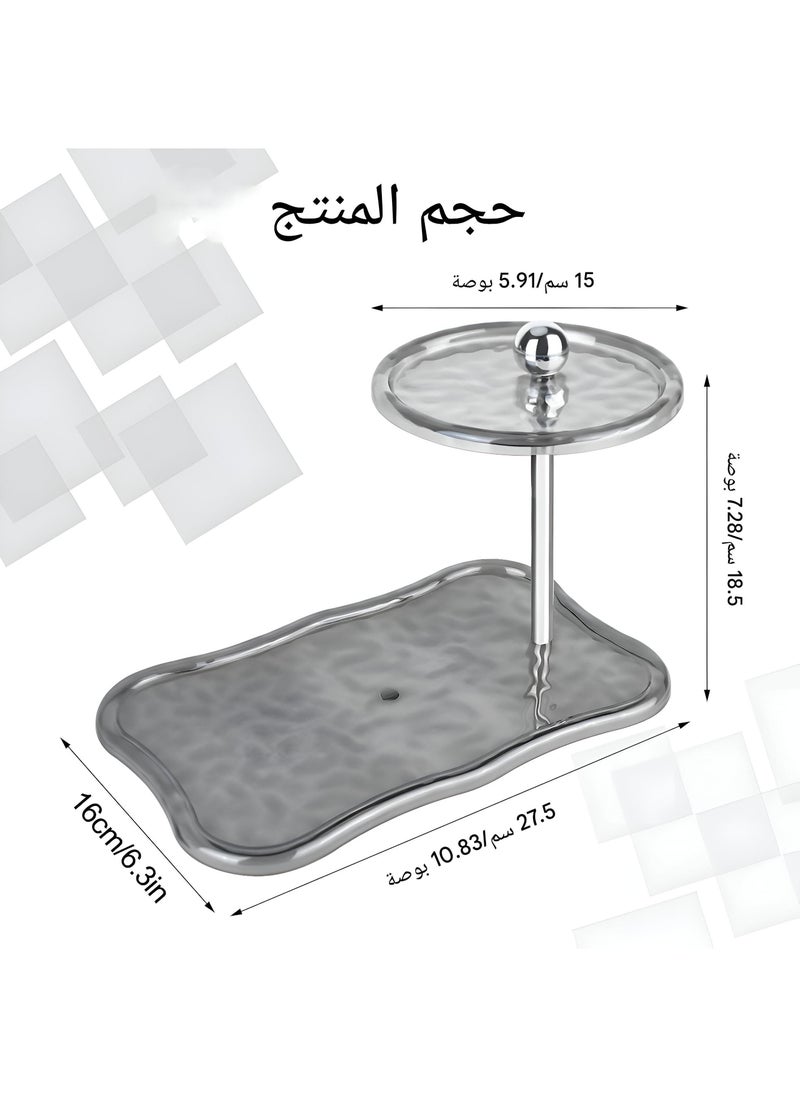 ماركة غير محددة منظم الأكريليك - حامل مفتاح أنيق وحديث مصنوع من أكريليك متين للحفاظ على المفاتيح من أجل المزج المنفعة والديكور في حل أنيق للاستخدام في المنزل أو المكتب.  - Image 2