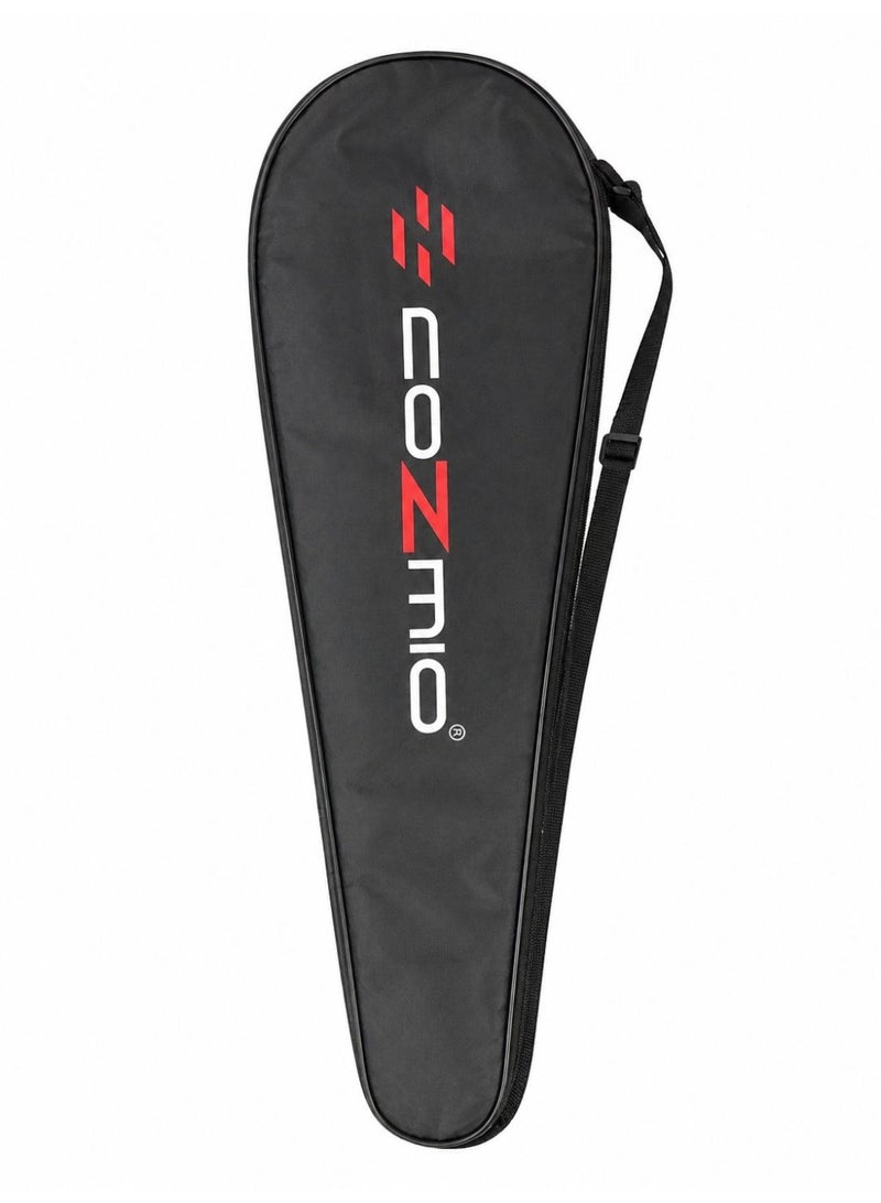 مضرب ريشة Cozmio Aero Tech 200 خفيف الوزن بإطار كربوني عالي الأداء - Image 2