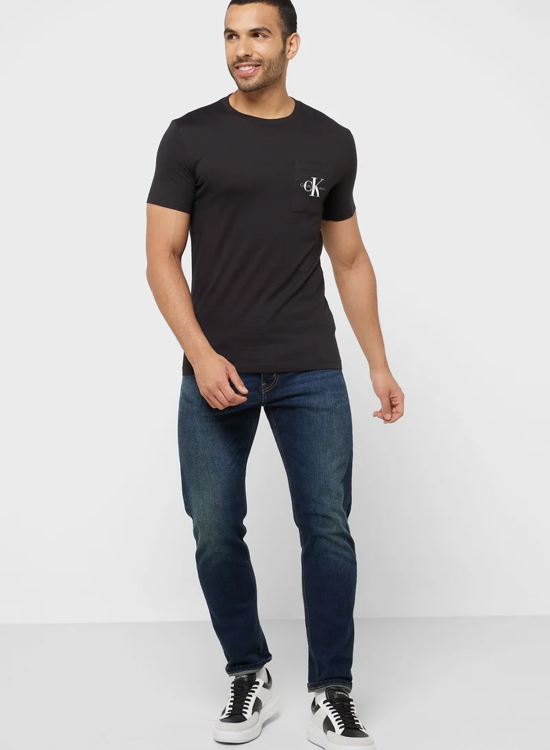 Calvin Klein Jeans Logo Crew Neck T-Shirt