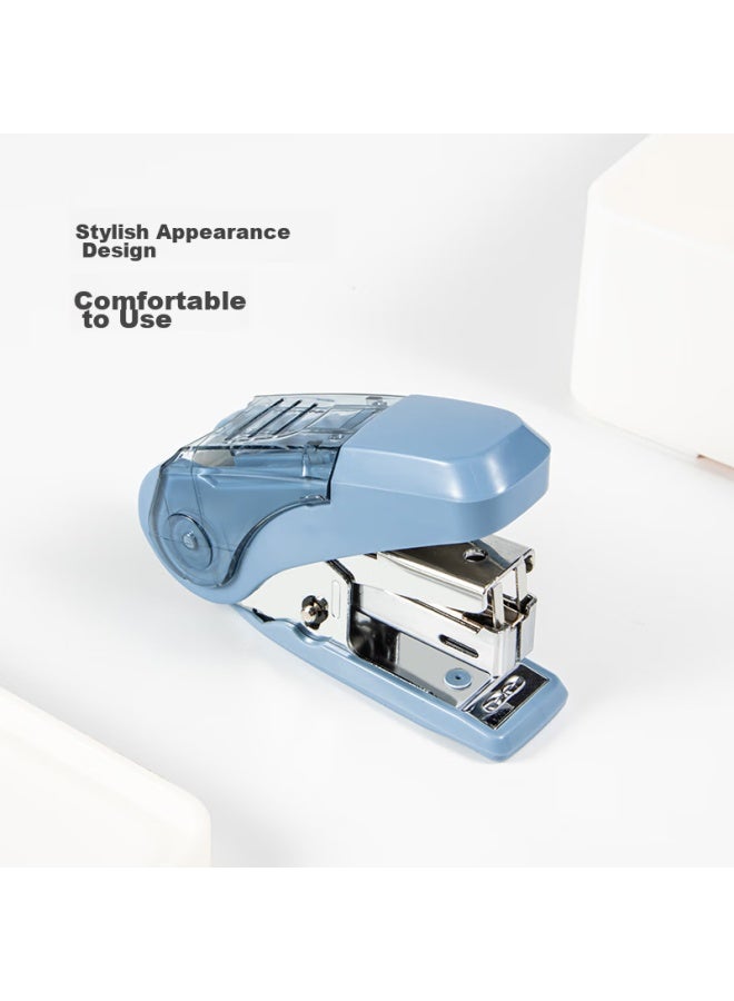 Tianse, Labor-saving Stapler, Mini Stapler Set , 10# Staples, Office Supplies, Ts-0211, Blue - Image 2