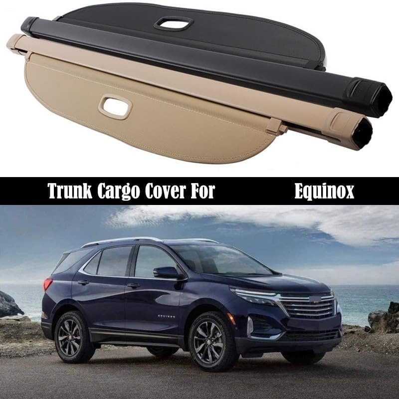 QASULER Trunk Cargo Cover for Chevrolet Equinox 2017-2022 - Image 2