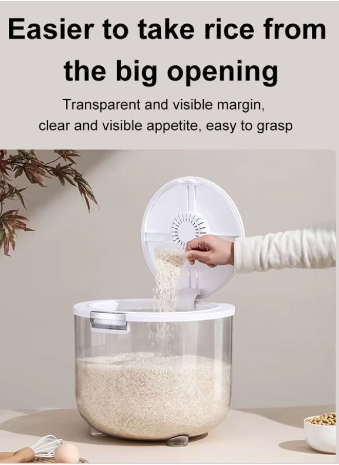 XiuWoo Household thickened moisture-proof and insect-proof storage tank sealed food-grade rice bucket  - Image 3