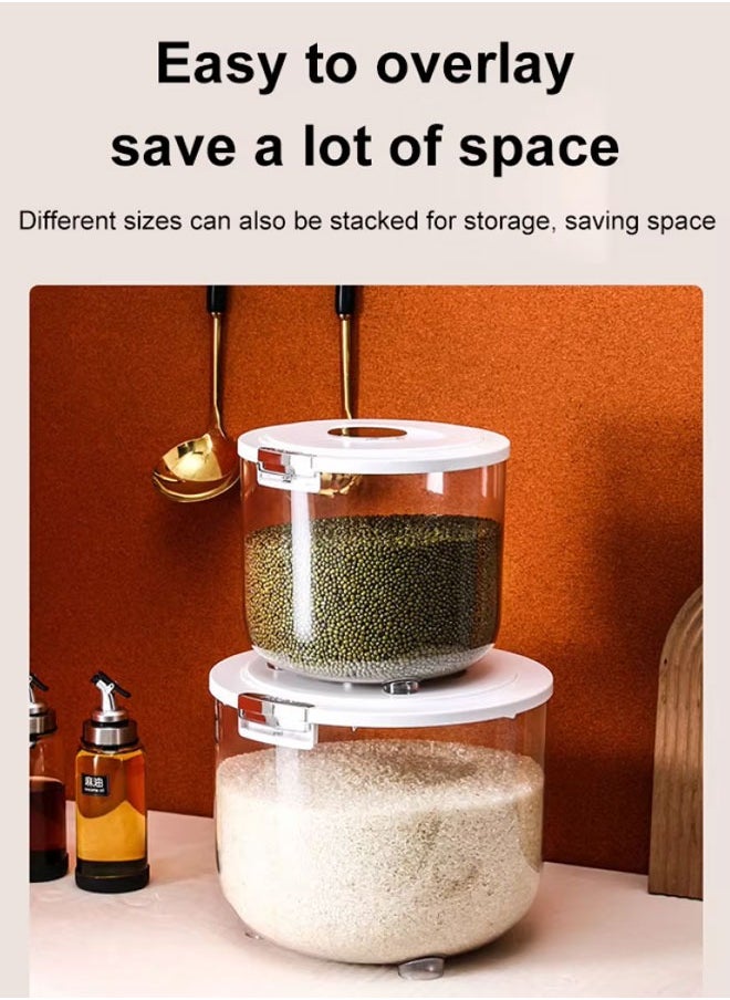 XiuWoo Household thickened moisture-proof and insect-proof storage tank sealed food-grade rice bucket  - Image 4