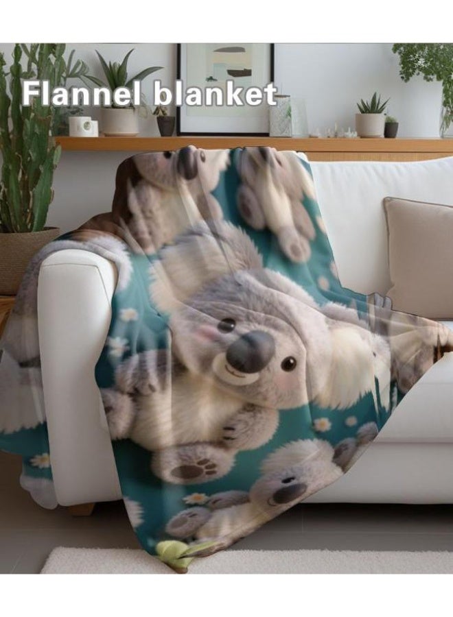 general Flannel thin blanket (warm and comfortable, suitable for sleep, gaming, dust removal and sandproof) 150cm*200cm - 1064 - Image 1