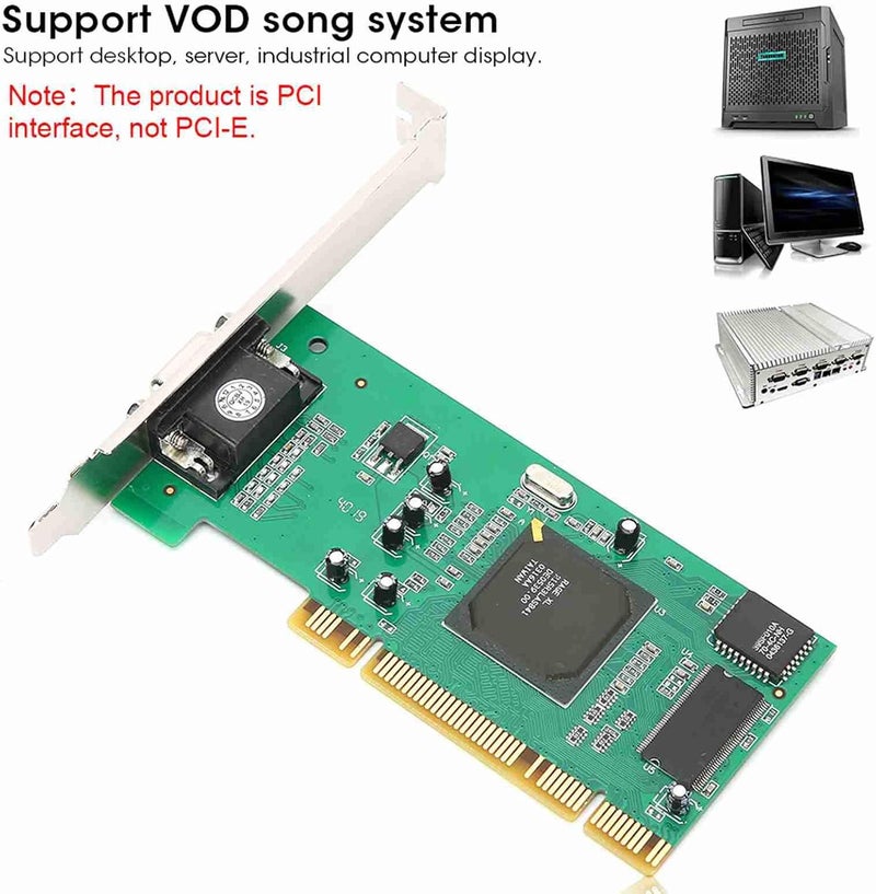 KIMISS 8MB 32Bit Graphics Card, Tarjeta De Video para Pc Professional Internal Components for Laptop and Computer Upgrades - Image 3