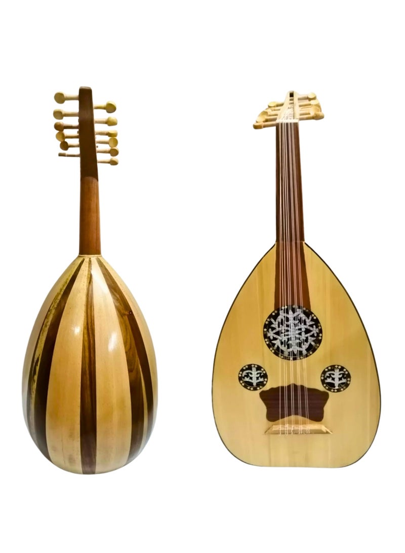 Al-Karz Music Educational Wooden Oud with Bag and 2 Picks  - Image 2
