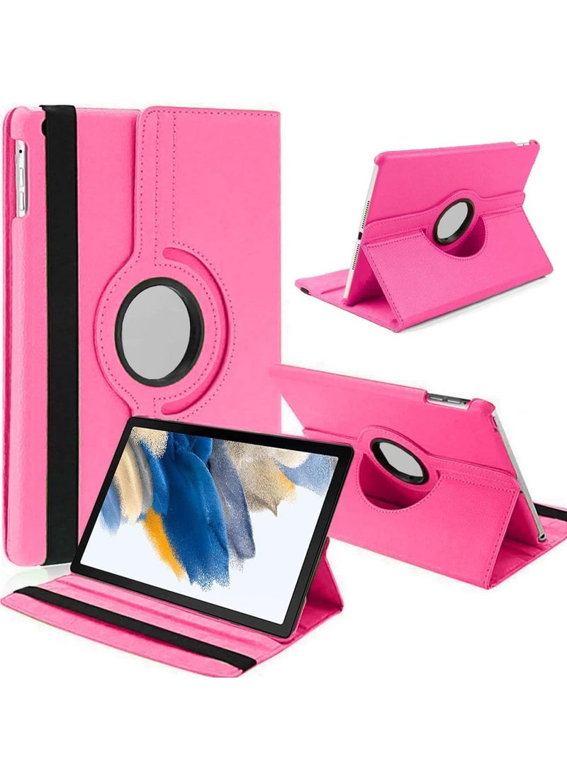 ELTRAZONE Galaxy Tab A9 Case - 360° Rotatable Tablet Cover for Samsung Galaxy Tab A9 8.7 Inch (2023, SM-X200/SM-X205/SM-X207) - PU Leather Protective Cover with Auto Wake/Sleep - Pink - Image 1