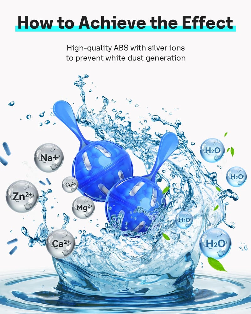 Leemone Humidifier Cleaner 12 Pack, Demineralization Cleaning Ball, Works in All humidifiers and Fish Tanks, Purifies Water, Prevents Hard Water Build-Up, Reduces Scale - Image 5