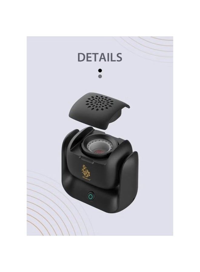 ACLIX Modern Rotatable Electric Incense Burner Aromatherapy Bakhoor and Oud Burner - Image 2