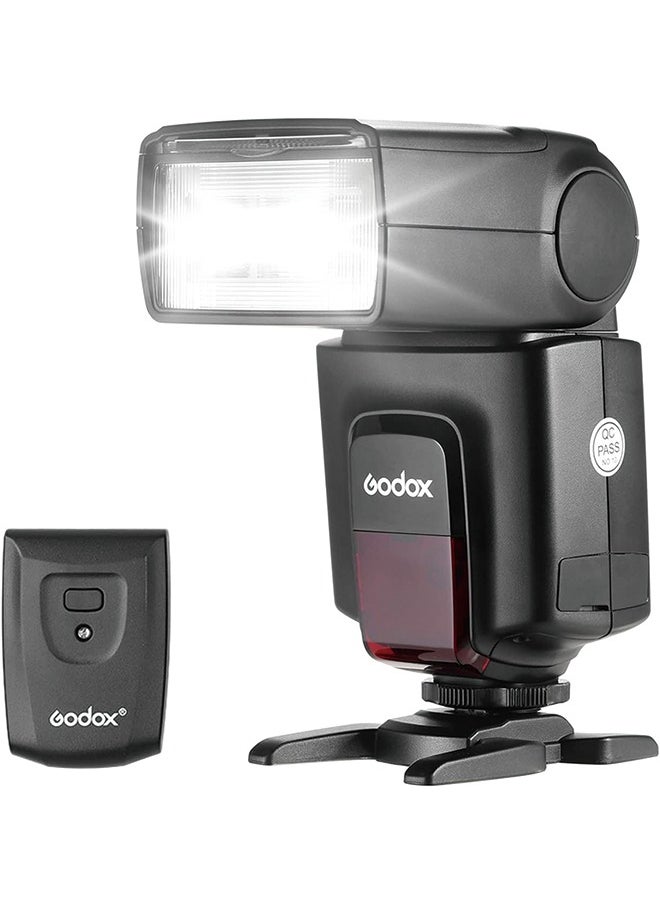 Godox - GODOX TT520ⅡUniversal On-Camera Flash Electronic Speedlite + AT-16 2.4G Wireless Trigger Transmitter Guide Number 33 S1 S2 Modes Replacement for Canon Nikon Pentax - Image 1