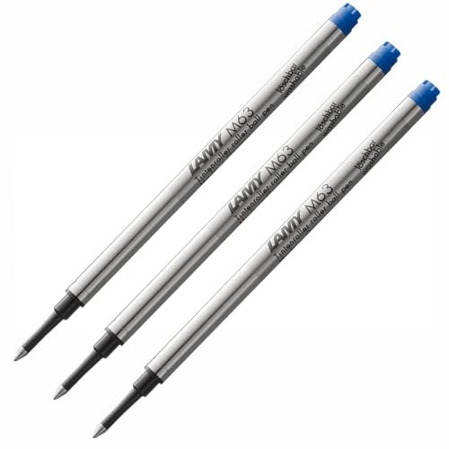 Lamy 3 x M63 Rollerball Refill Blue DB18560 - Image 1