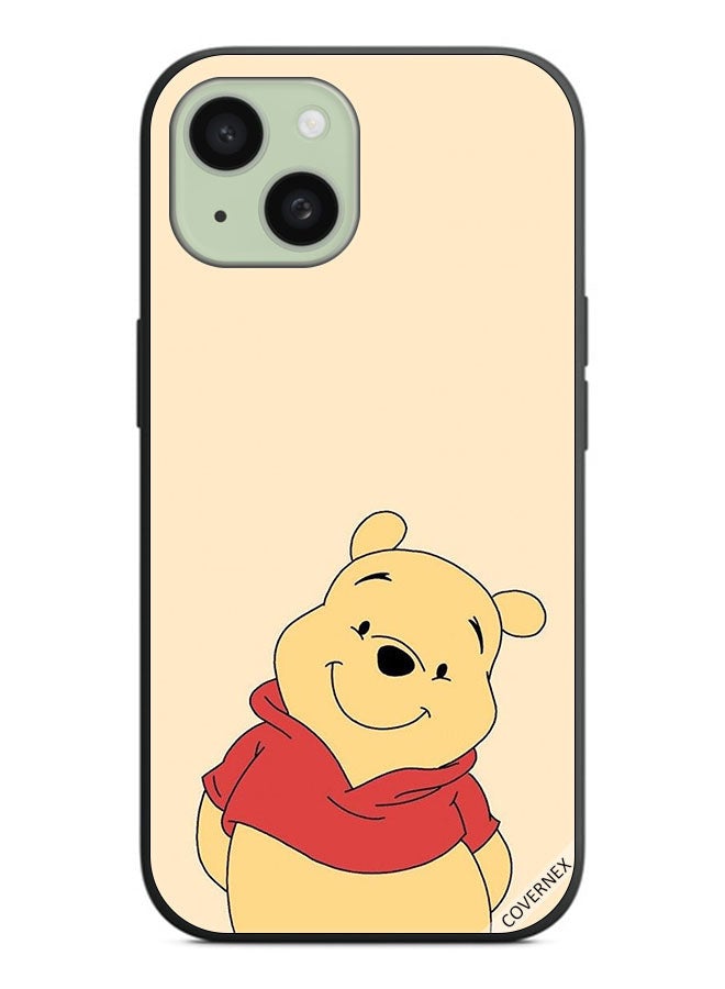 Covernex Protective Case Cover For Apple iPhone 15 Plus Bear In Happy Mode - Image 1