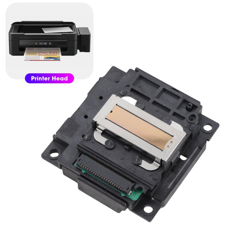 Print Head: High-quality Plastic, Safe Durable, Lightweight Compact - Long Service Life, Pre-tested Print Head for L300, L358, L365, L550, L551, XP300, XP400, XP415, PX405 Printers - Image 2