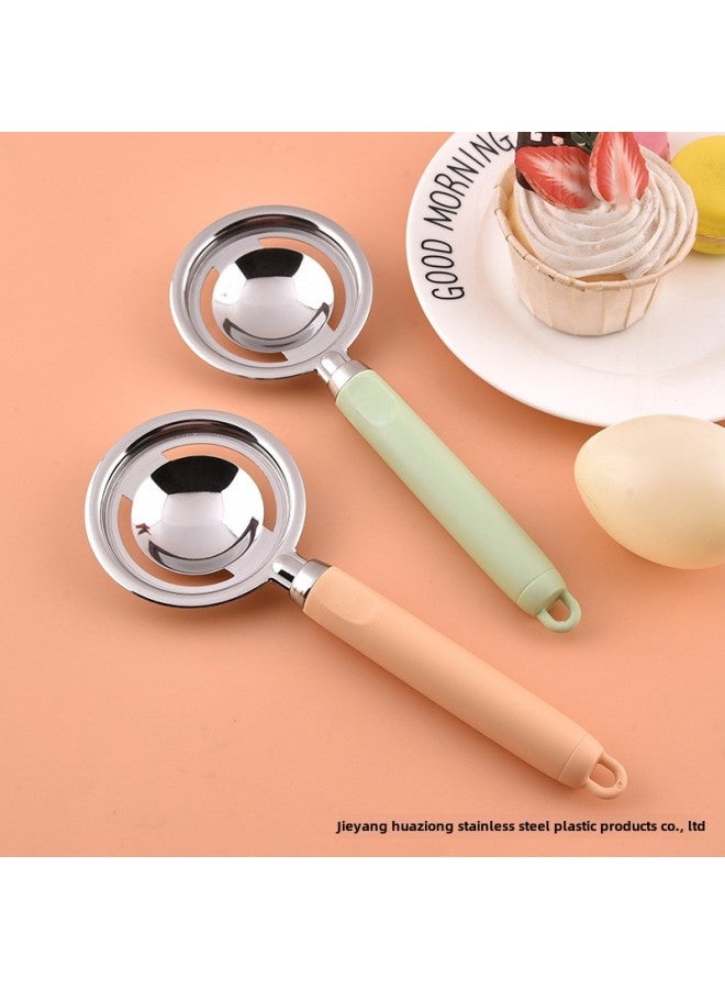 304 Stainless Steel Food Supplement Tool Baby Baby Special Colander Strainer Egg Beater Egg White Filter Suit-Specifications:Orange  - Image 5