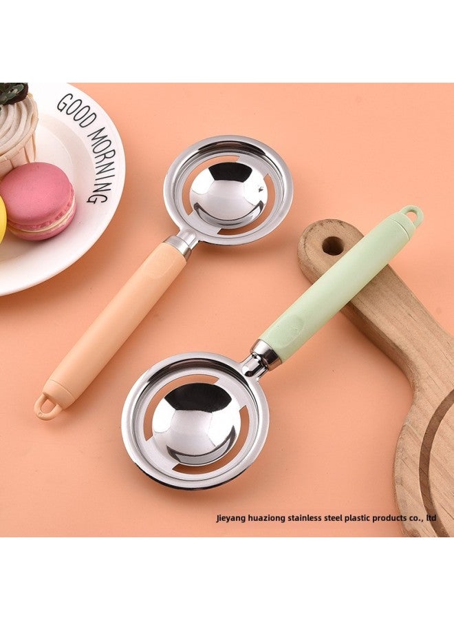 304 Stainless Steel Food Supplement Tool Baby Baby Special Colander Strainer Egg Beater Egg White Filter Suit-Specifications:Orange  - Image 4