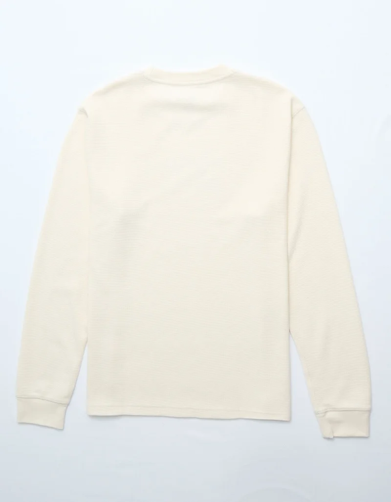 American Eagle  AE Long Sleeve Thermal T-Shirt for Men | Best Price UAE