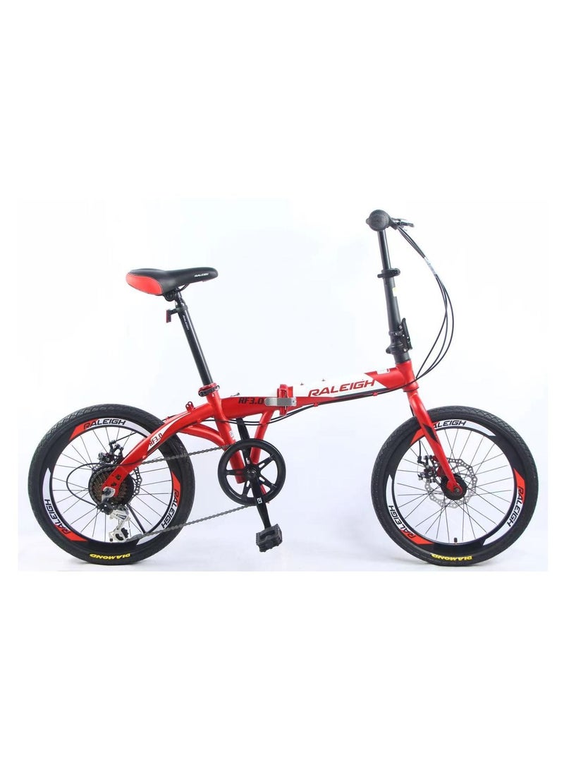 RALEIGH 20 Inch Carbon Steel Foldable City Bike And Custom 7-Speed Foldable Bike - Image 1