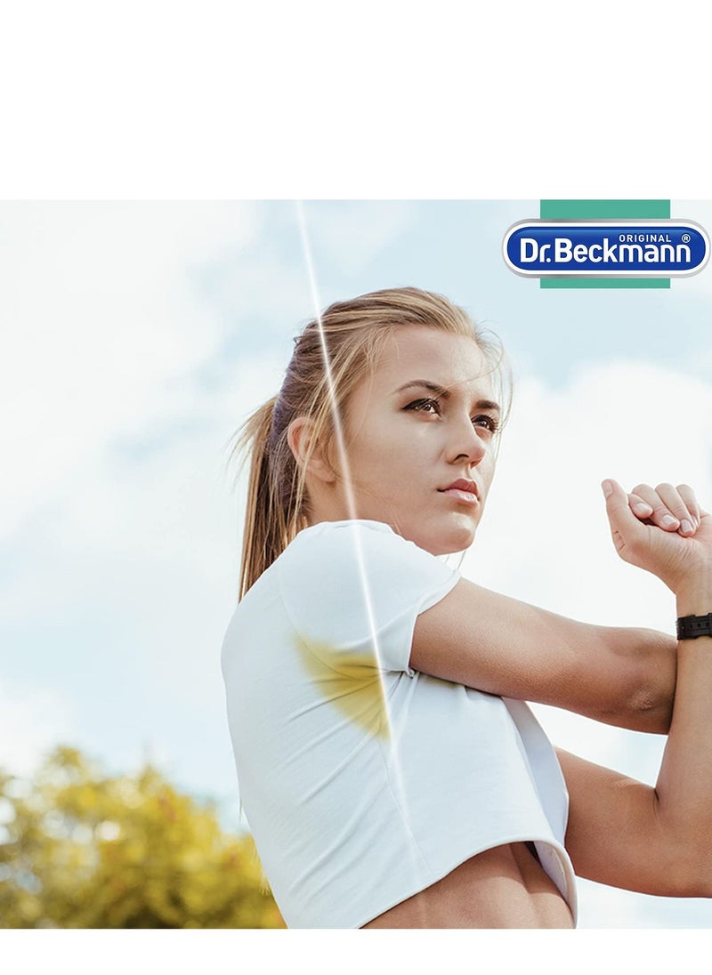 Dr. Beckmann - Dr. Beckmann Original Deo & Sweat Stain Remover Spray Works for Color and Whites Removes Tough Precipitation Residue Stains - Image 1