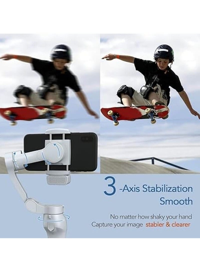 L7C Pro Plus Face Tracking Rotation Phone Gimbal Tripod with Tracker 5 in 1 Gimbal Stabilizer Phone with AI Vision  - Image 2