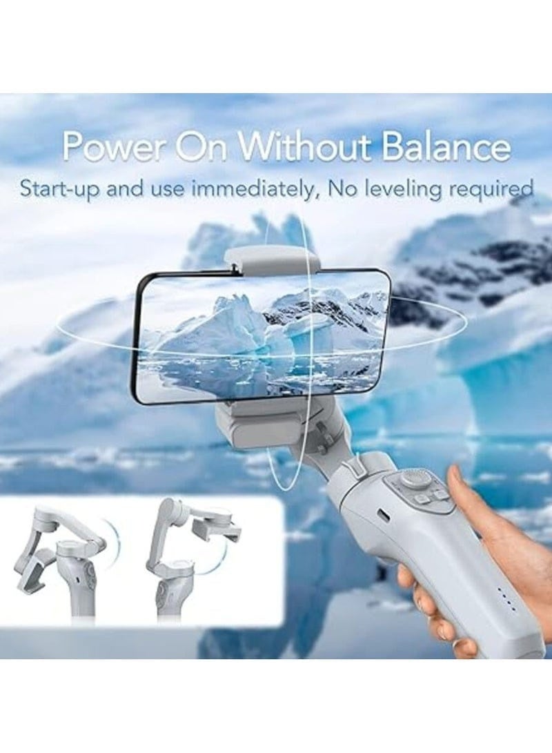 L7C Pro Plus Face Tracking Rotation Phone Gimbal Tripod with Tracker 5 in 1 Gimbal Stabilizer Phone with AI Vision  - Image 4