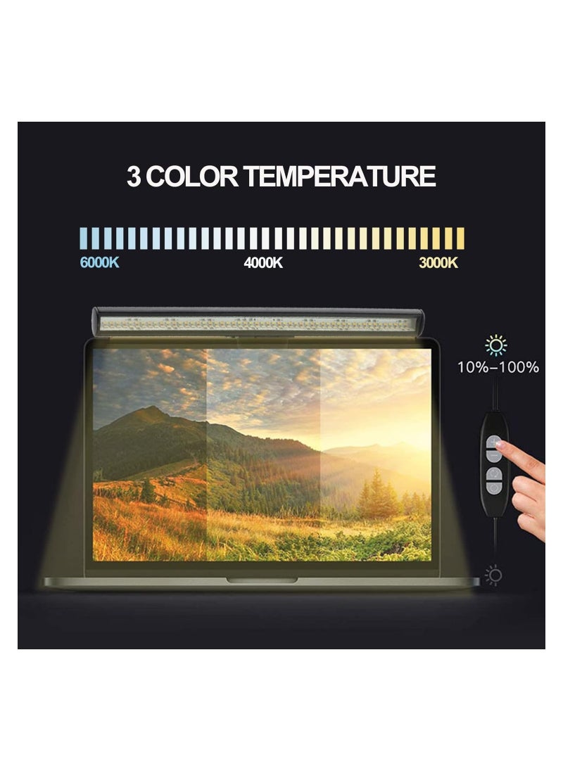 ARNOTEC - Reading Monitor Light Laptop Monitor Light Bar Reading LED Keyboard Light 3 Color Temperature Modes USB Powered Suitable for Work and Office Eye Care Portable Travel - Image 1