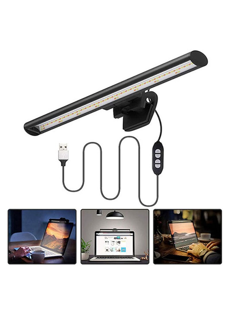ARNOTEC - Reading Monitor Light Laptop Monitor Light Bar Reading LED Keyboard Light 3 Color Temperature Modes USB Powered Suitable for Work and Office Eye Care Portable Travel - Image 1