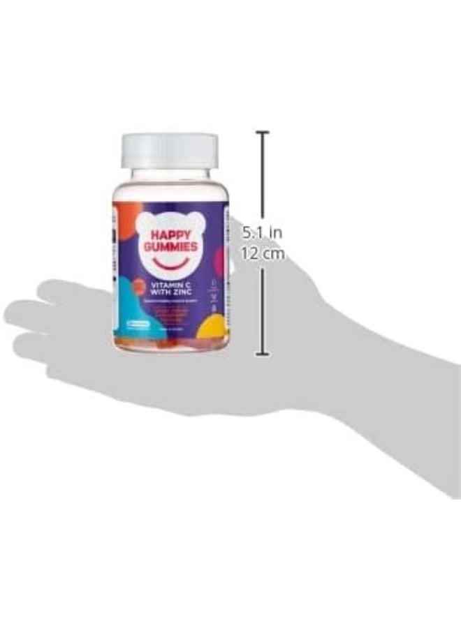 HAPPY GUMMIES Vitamin C +Zinc Gummie 60S - Image 4