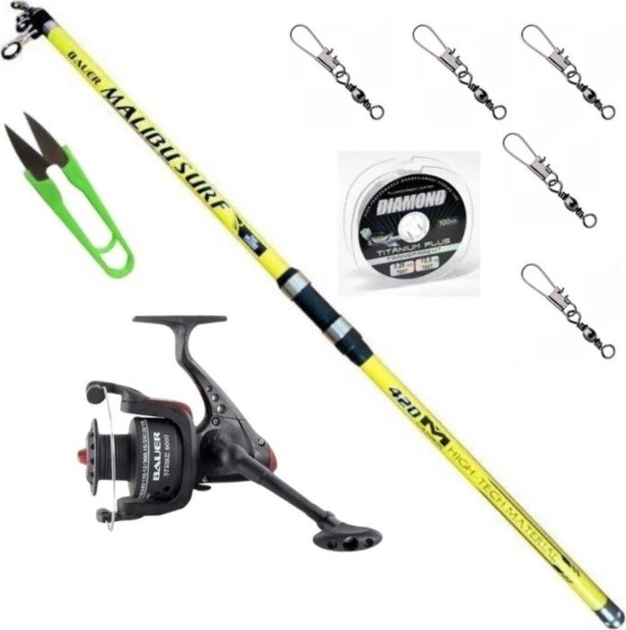 Bauer Strike Machine Bauer Malibu 390 cm Surf Fishing Tackle Set