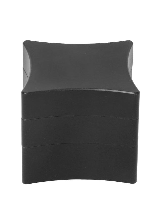 Thoraya Universal Metal Snooker Pool Billiard Cue Tip Tips Table 3 Section Chalk Box Holder Accessoryblack  - Image 3