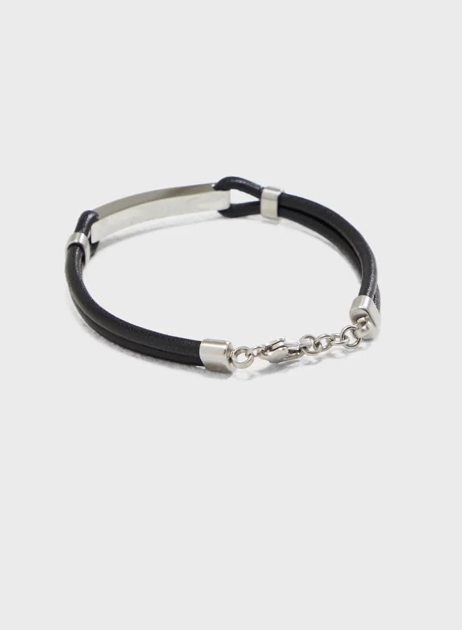 FOSSIL Engraved Bar Bracelet