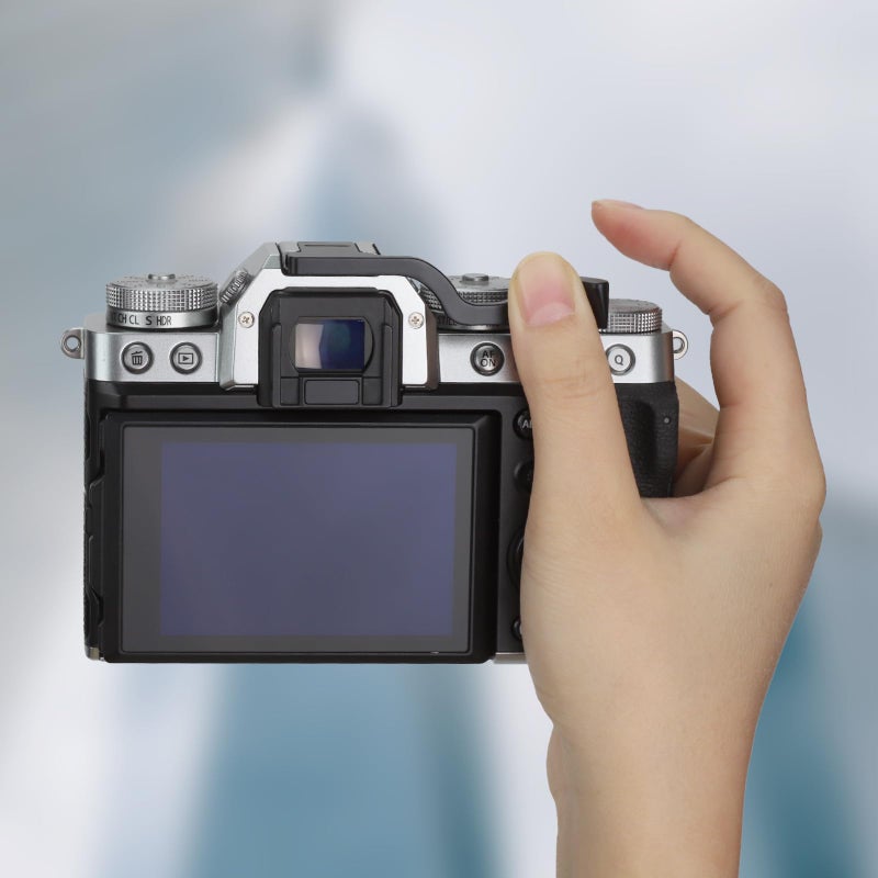 Haoge THB-XT5B Hand Grip Metal Hot Shoe Thumb Up Rest for Fujifilm Fuji X-T5 Camera Black - Image 4