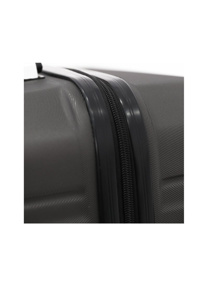 GIORDANO Giordano ABS Hardside Luggage Trolley Bag 3-Piece Set – Grey – 20"/24"/28"  - Image 4