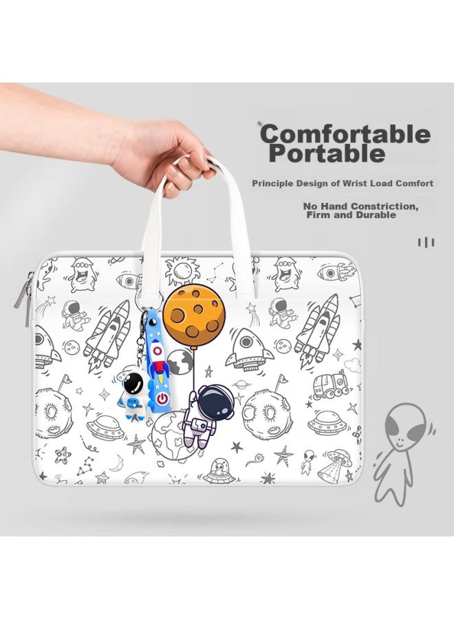 Milooky Laptop Bag For Women, Handheld, Suitable For 15.6/16 Inch Huawei And Apple Laptops, Protective Case Inner Liner Storage Bag - Image 2