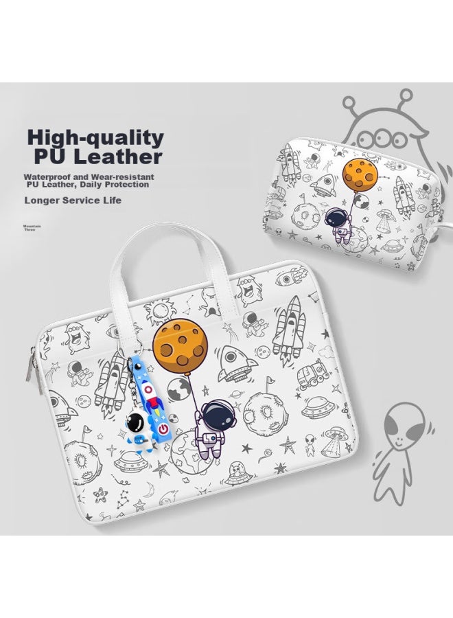 Milooky Laptop Bag For Women, Handheld, Suitable For 15.6/16 Inch Huawei And Apple Laptops, Protective Case Inner Liner Storage Bag - Image 4