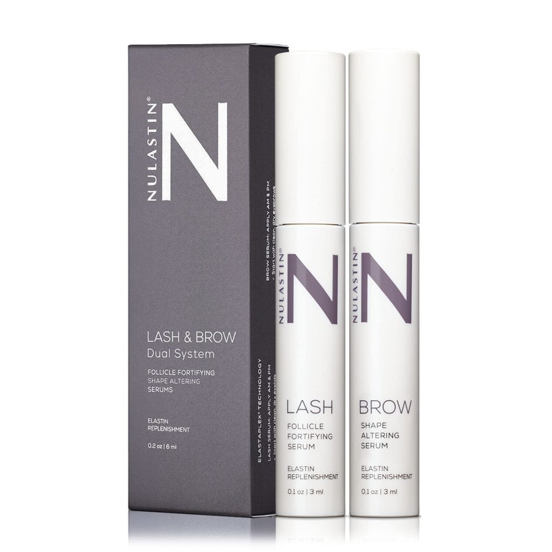 NULASTIN NULASTIN LASH and BROW Dual System, Eyelash & Eyebrow Boosting Serums with Elastaplex Technology, Cruelty-Free (2-pack, 3 ml Each)  - Image 1