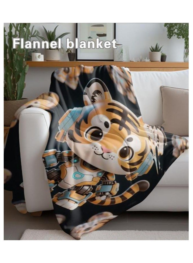 general Children's or student cartoon flannel thin blanket (warm and comfortable, suitable for sleep, games) 100cm*150cm - 489 - Image 4