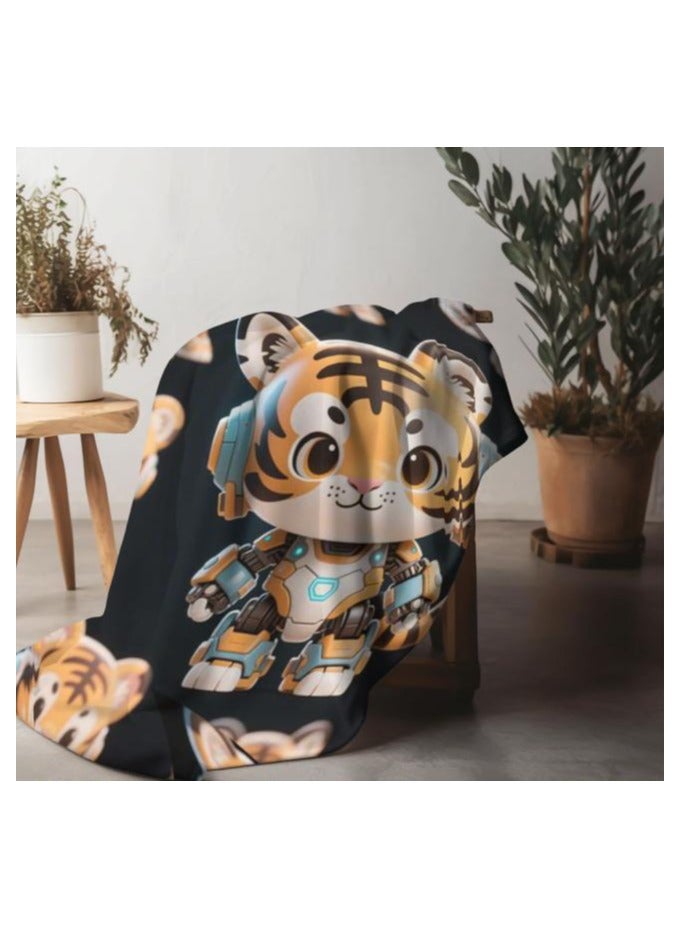 general Children's or student cartoon flannel thin blanket (warm and comfortable, suitable for sleep, games) 100cm*150cm - 489 - Image 5