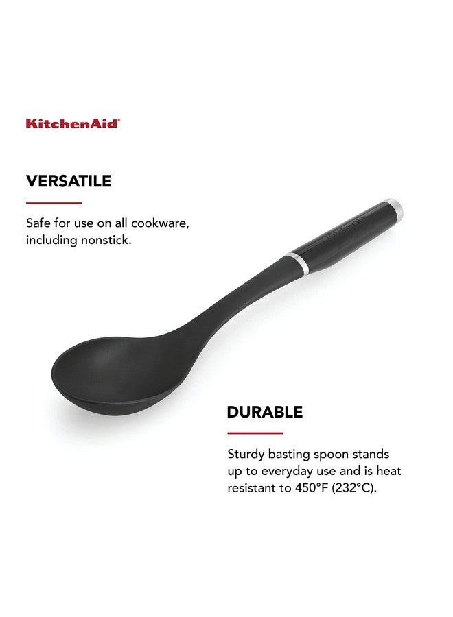 KitchenAid KE003OHOBA Classic Basting Spoon, One Size, Black - Image 2